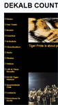 Mobile Screenshot of dekalbcountyfootball.com